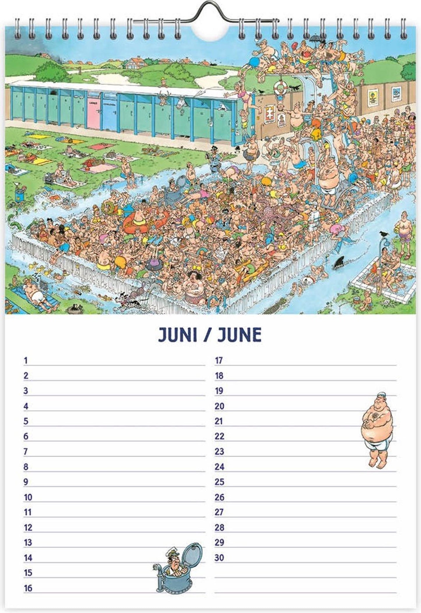 Jan van Haasteren A4 Geburtstagskalender