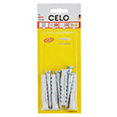 Celo 1067287 – Blister-Multifunktions-Rahmenstopfen MFR 10–60 SB TX 4 Stk. | 5 Stück