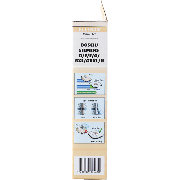 Kleenair 1068545 - sms.stofz.bosch siemens bs-7 5 Stück | 5 Stück
