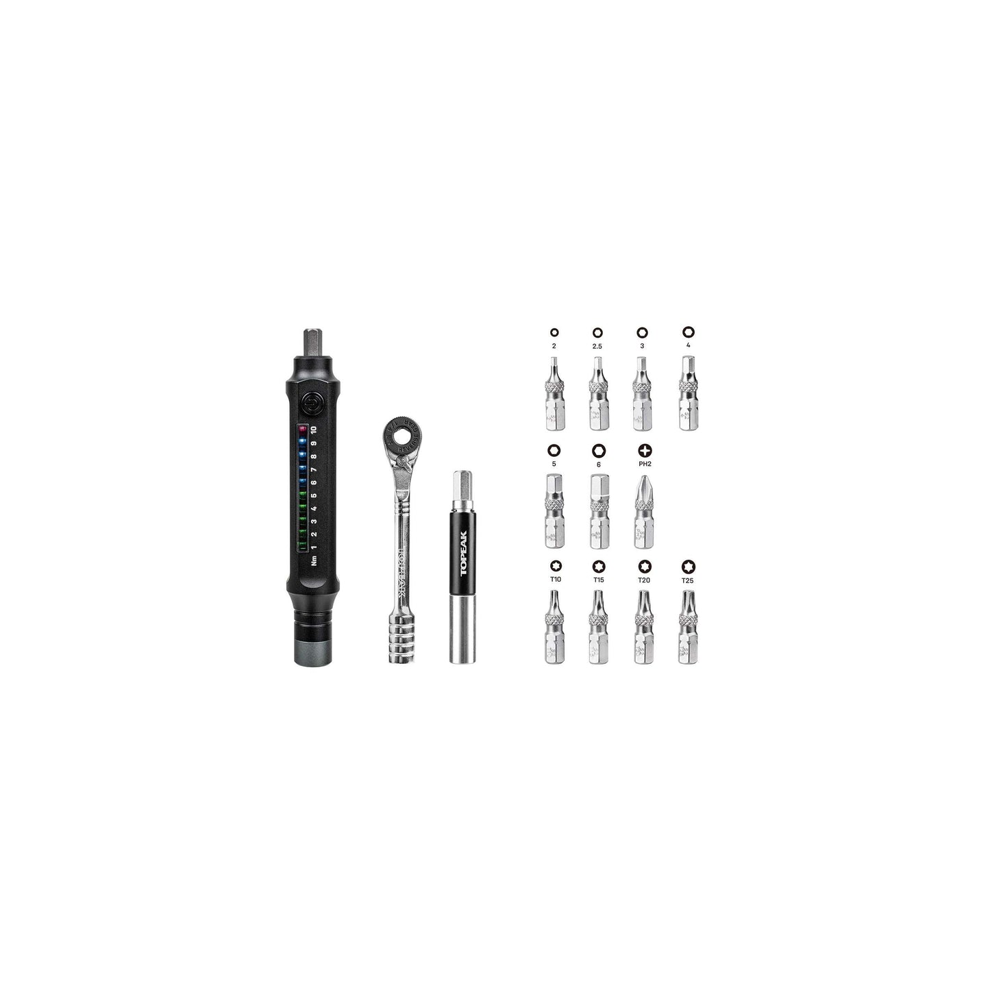 Topeak Drehmomentschlüssel E-Torqbar 1-10 nm