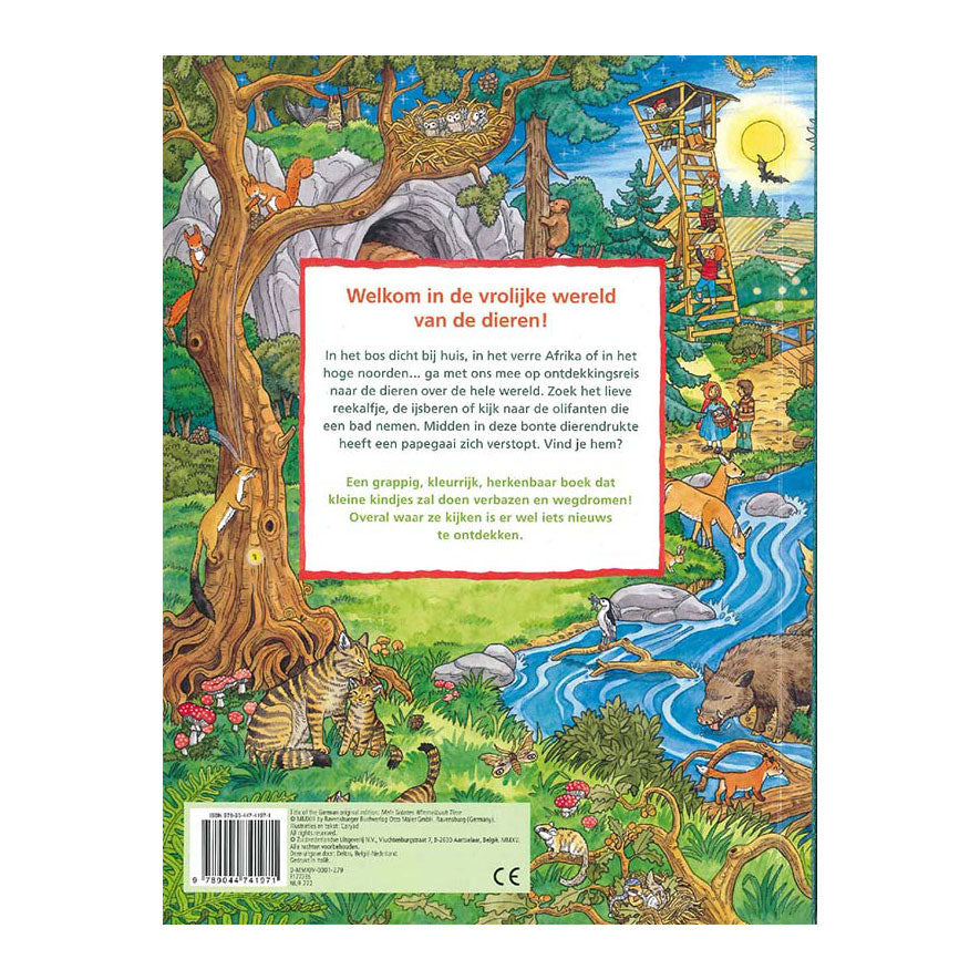 Meine großen Tiere betrachten und Suchbuch