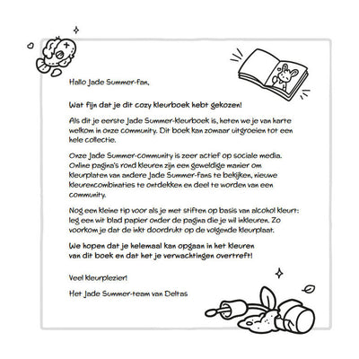 Deltas Cat Crimes – gemütliches Malbuch „Jade Summer“.