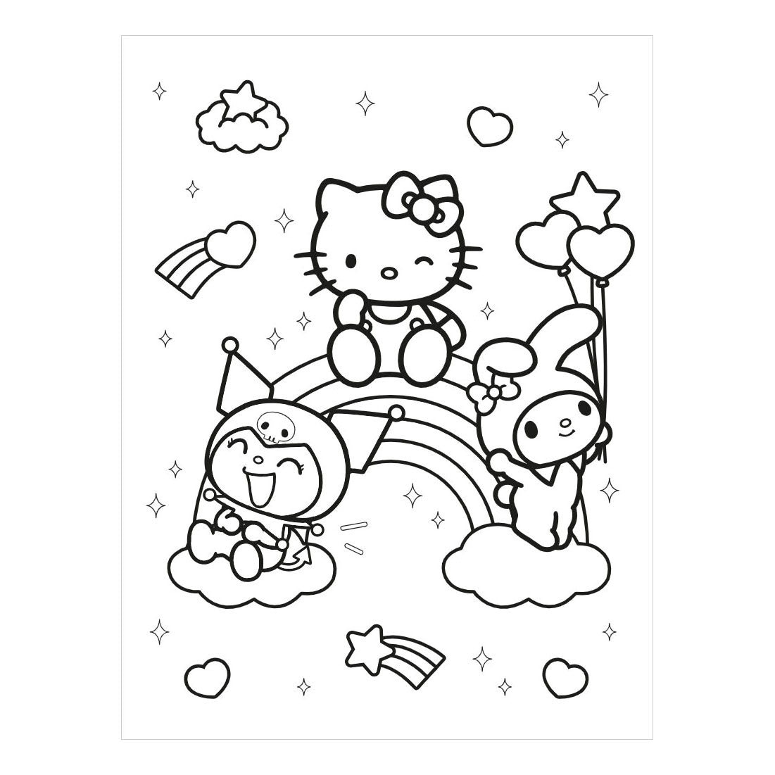 Deltas „Hello Kitty and Friends Super Color Parade“-Malbuch