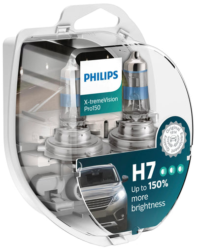 Philips Stirnlampe x-tremevision pro 150 . Lampe H7 12V Kit xtreme vis.pro150