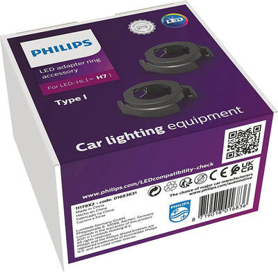 Philips Adapter Ultinon Pro6000 Adapterring LED H7 Typ 11179x2