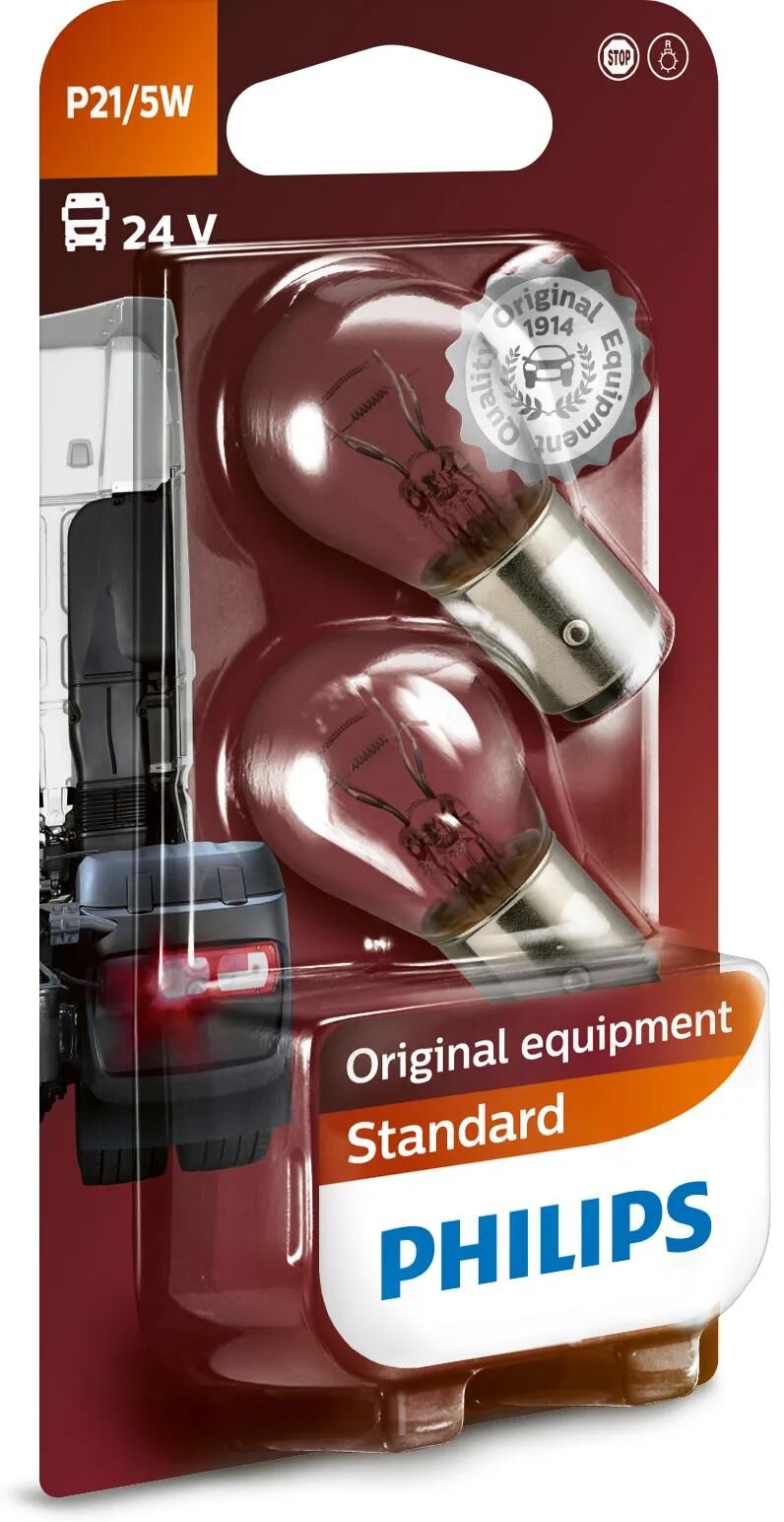 Philips Kugellampe, Glühlampe, 24 V, MB, Nennleist. 21 5w