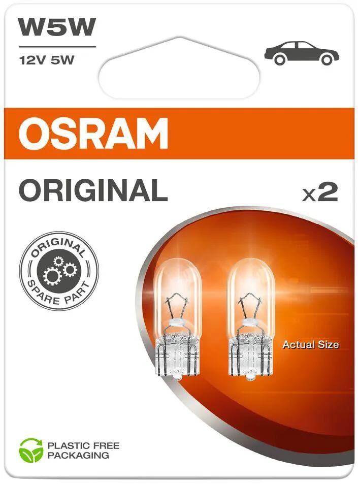 Osram -Glaszelle. 12v5w 2st.sb Socket W2.1x9.5d