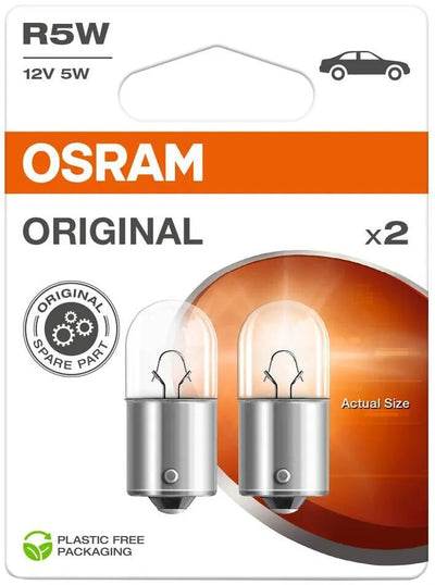 Osram -Balllampen 12V 5W 2st.sb Sockel BA 15s