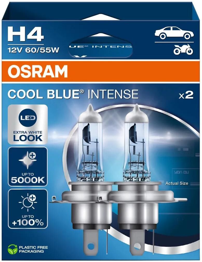 Osram Lampe H4 60 55 W Set Cool Blue Intensive