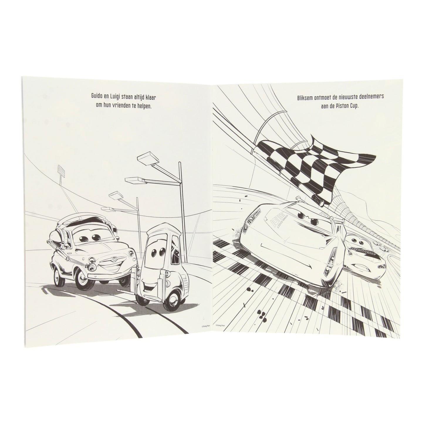 Autos 3 Aufkleber und Malbuchbuch