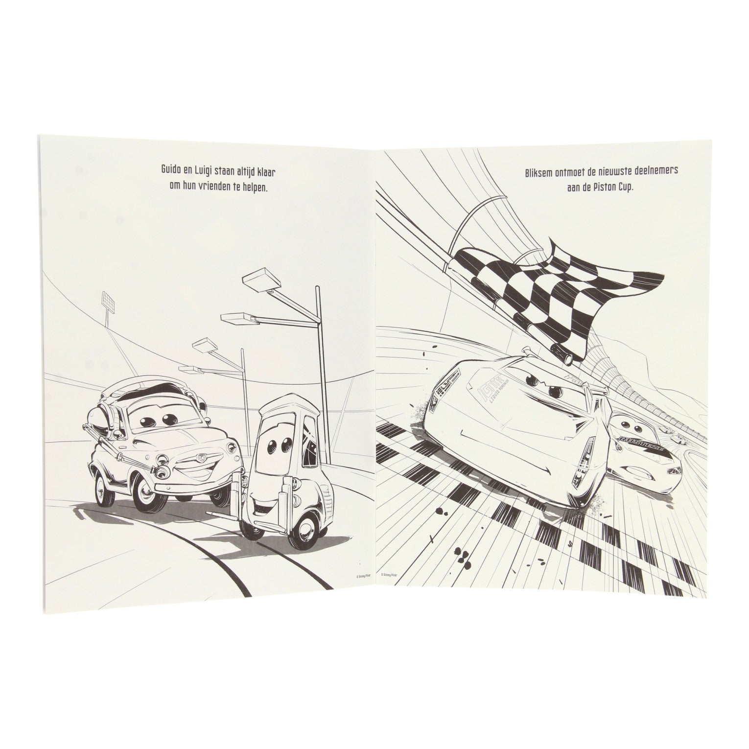 Autos 3 Aufkleber und Malbuchbuch