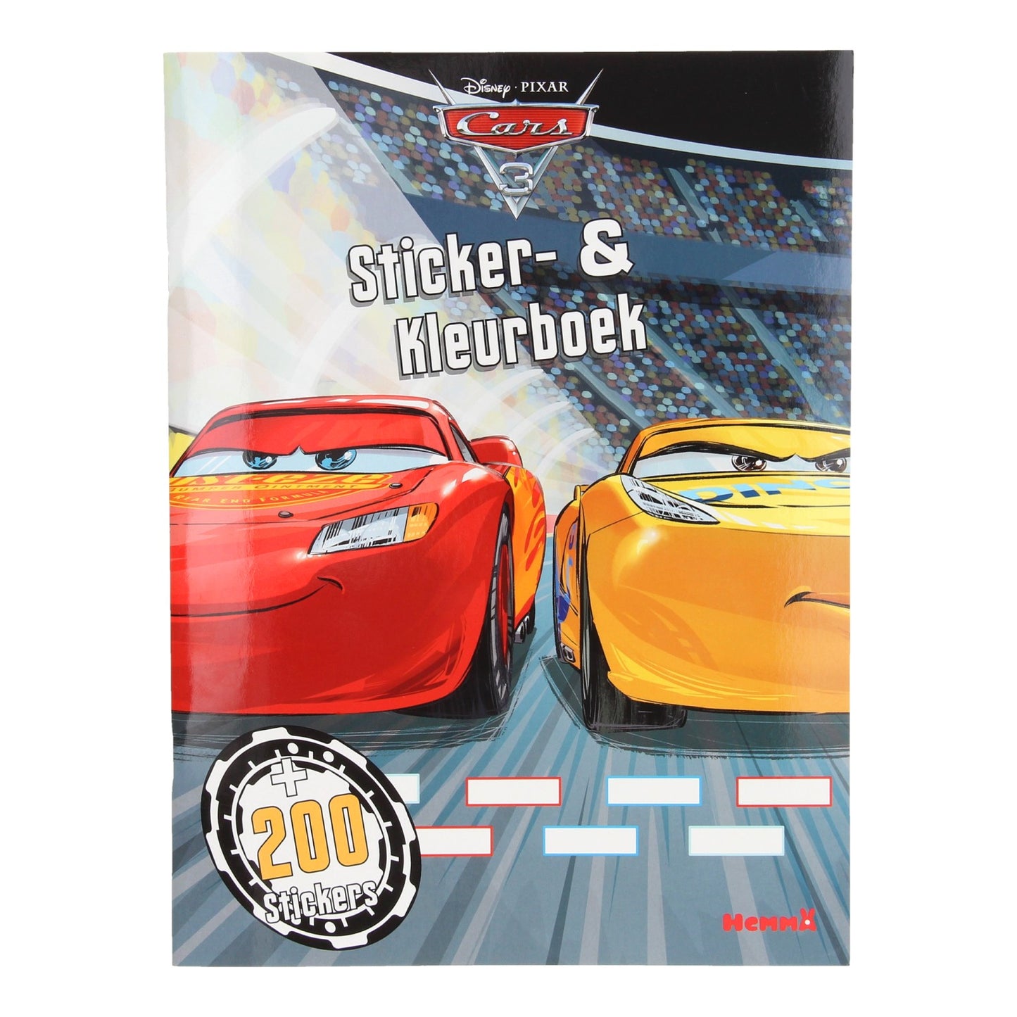 Autos 3 Aufkleber und Malbuchbuch