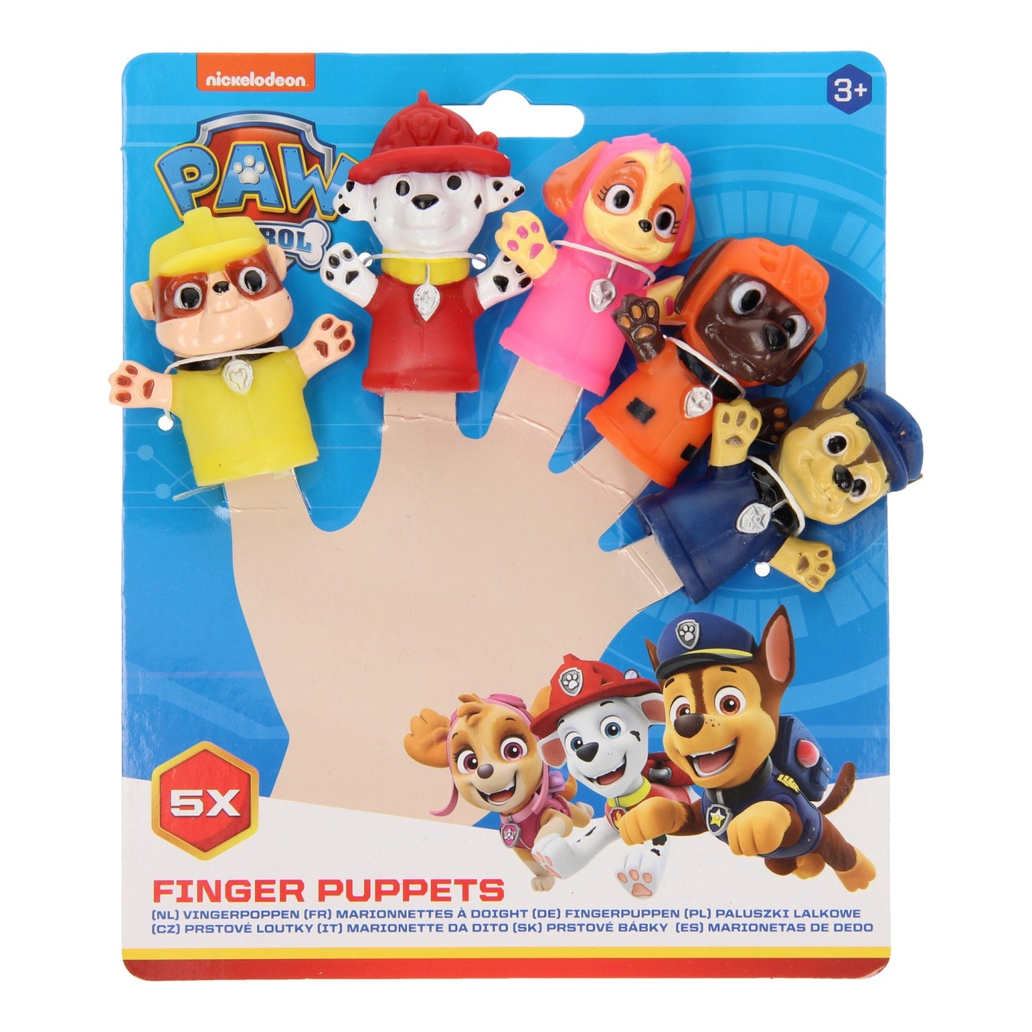Fingerpuppen -Pfotenpatrouille, 5st.