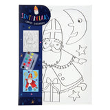 Leinwand Malerei Sinterklaas - afbeelding 1