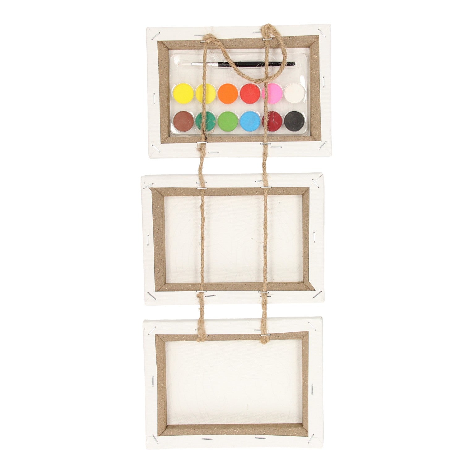 Leinwand Malerei Einhorn, Set von 3 Teilen.