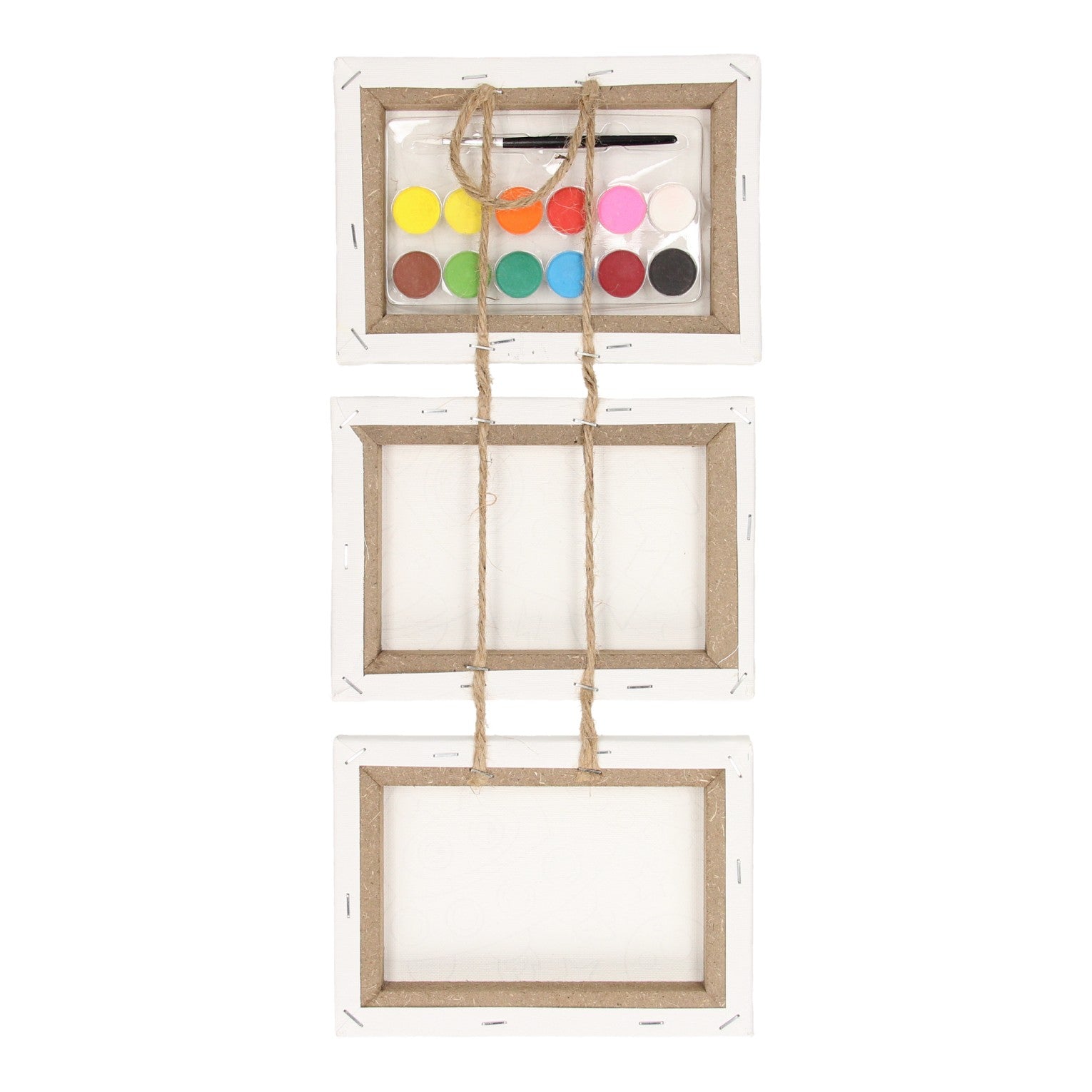 Leinwand Malerei Set Space, Set von 3 Teilen
