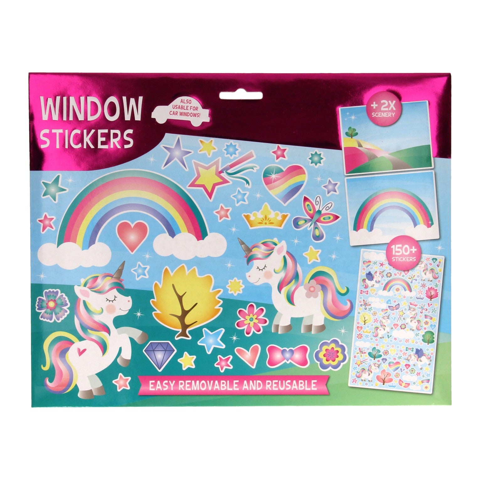 Fensteraufkleber Hüfte, 4Ass