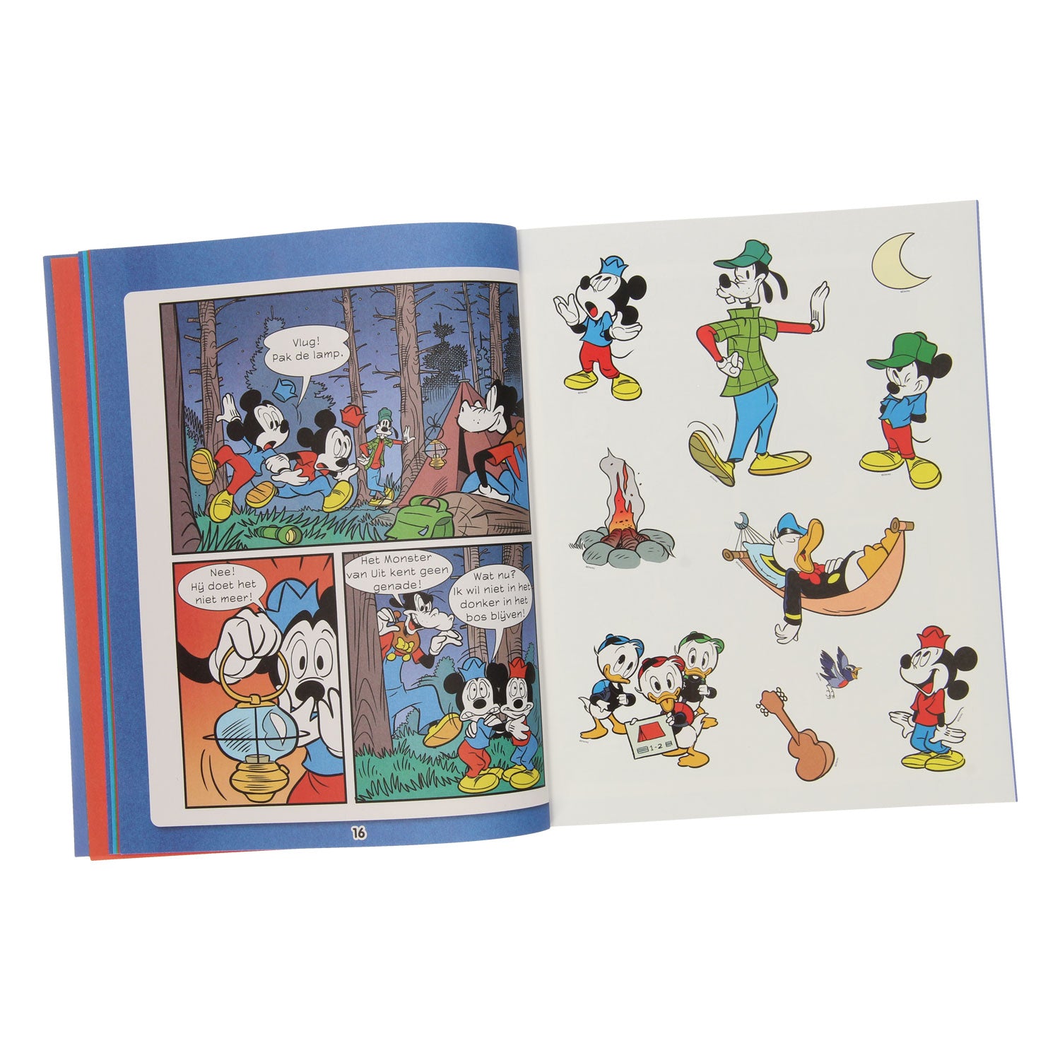 Donald Duck Junior Holiday Book mit Aufklebern