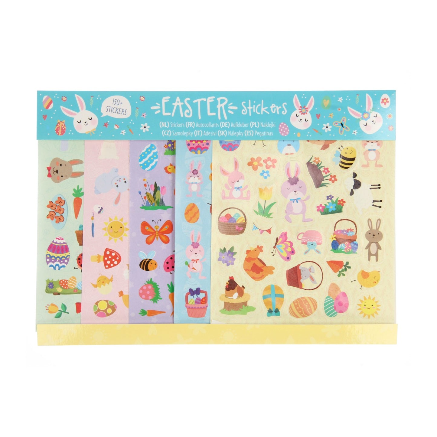 Aufkleberblätter Ostern, 5 Blätter