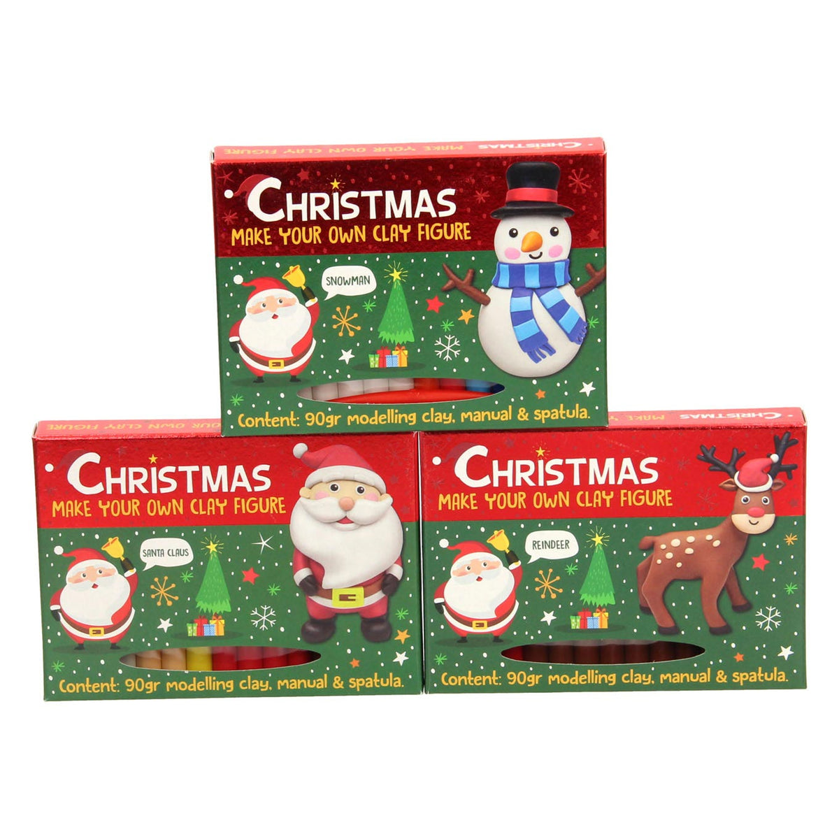 Wins Holland stellt Ihre eigene Weihnachtsfigur aus Ton her – 90 g. Ton