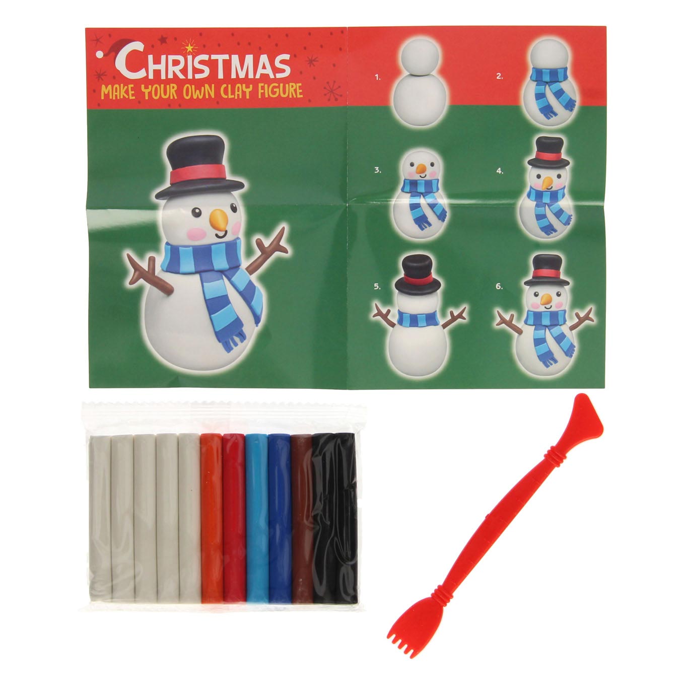 Wins Holland stellt Ihre eigene Weihnachtsfigur aus Ton her – 90 g. Ton