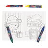 Behandlungssatz: Malbuch, Wachs Crayons Stickerel Christmas