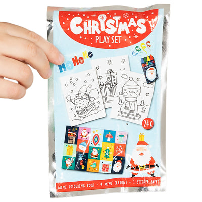Behandlungssatz: Malbuch, Wachs Crayons Stickerel Christmas