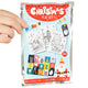 Behandlungssatz: Malbuch, Wachs Crayons Stickerel Christmas