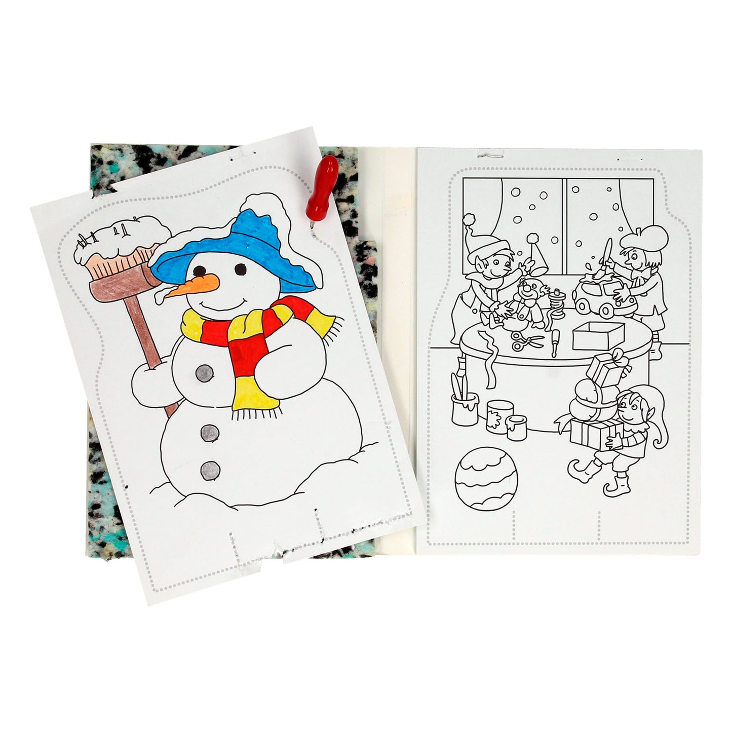 Buch Specials Nederland BV Colors Prikblok Weihnachten