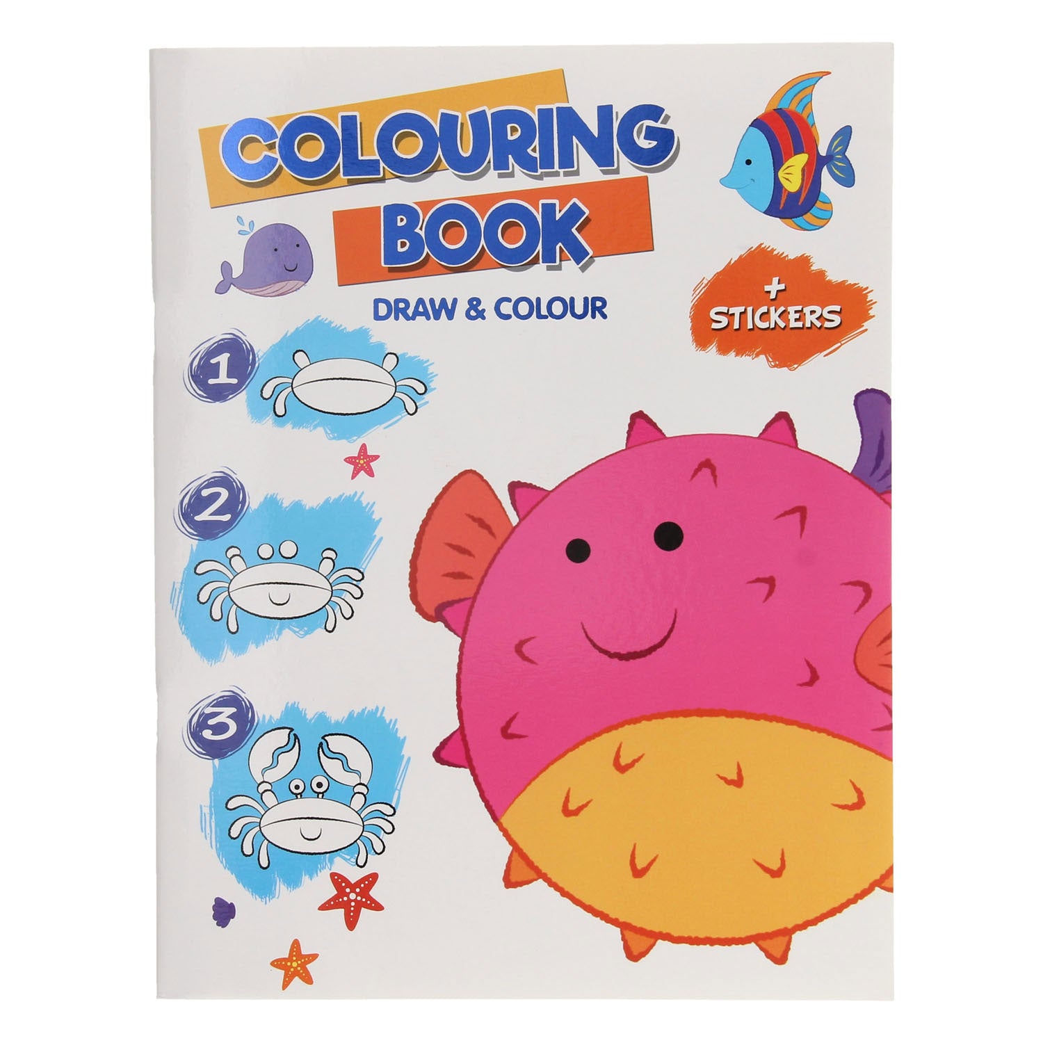 Lernen Sie Zeichnen Malbuch mit Aufklebern