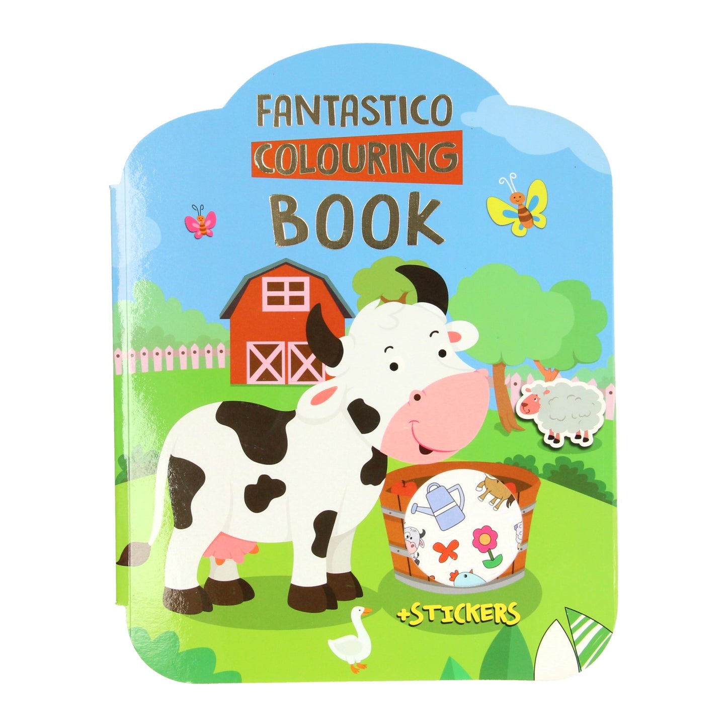 Fantastico Farbe und Aufkleberbuch - Farm