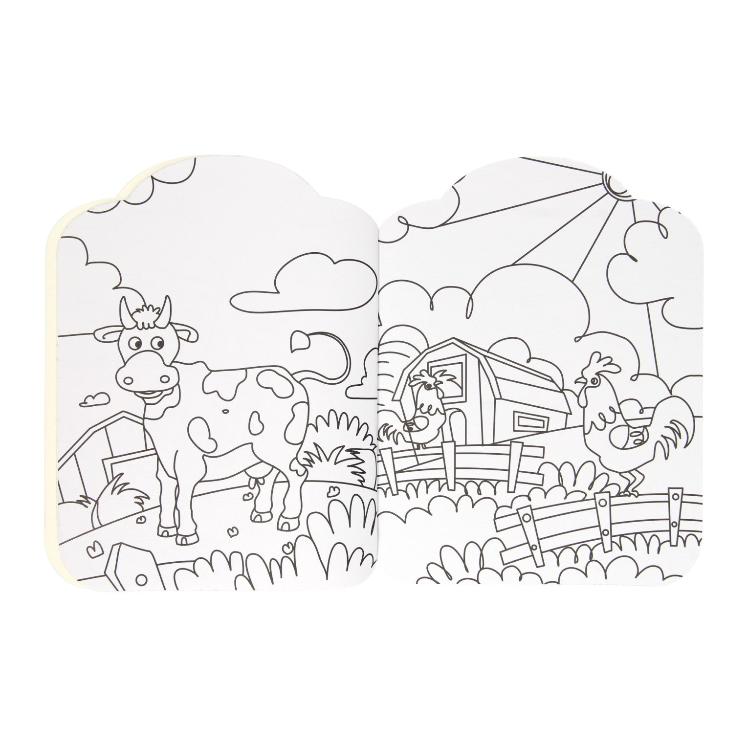 Fantastico Farbe und Aufkleberbuch - Farm