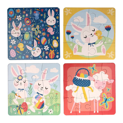 Kinder Puzzle Ostern, 4in1