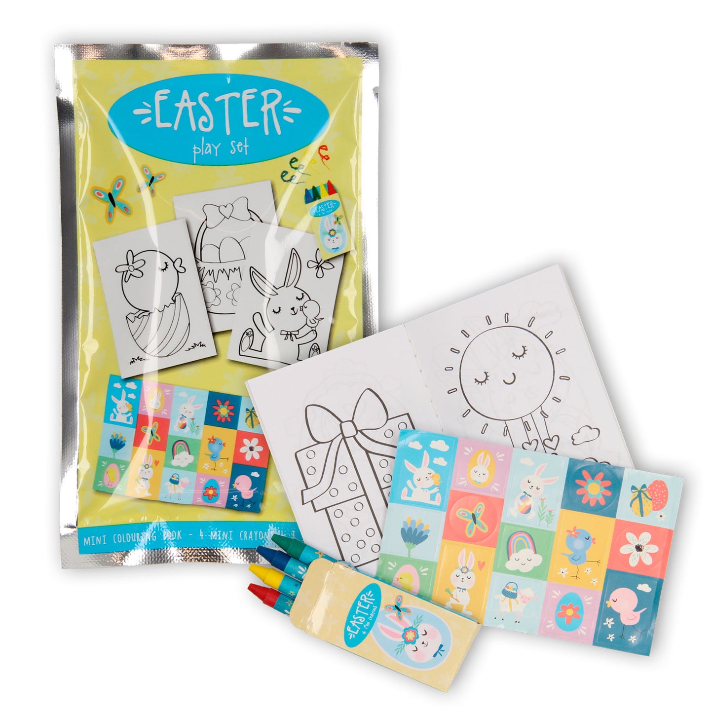 Set Set: Malbuch, Preisträger auf Stickervel Ostern waschen