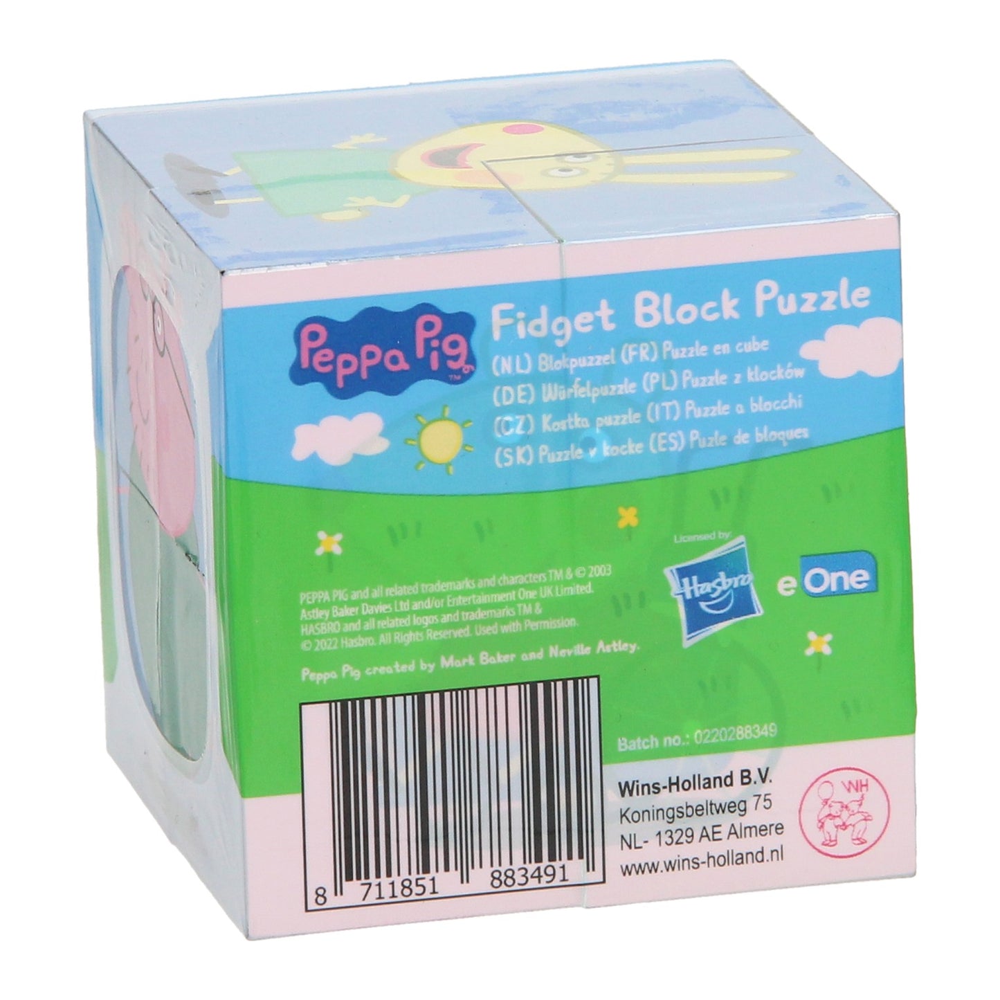 Peppa Pig Fidget Block -Puzzle