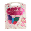 Pinkabella liebt Farben mit Butterfly -gepackten Wachs -Buntstiften
