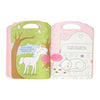 Pinkabella liebt Farben mit Butterfly -gepackten Wachs -Buntstiften
