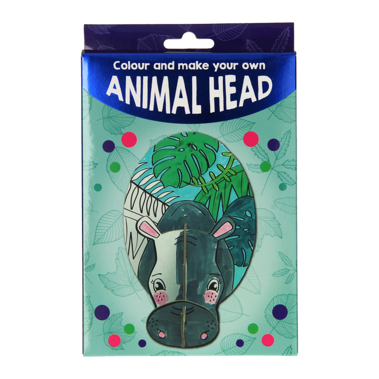 Gewinnt Holland Craft Set 3D Animal Head Make Hippo