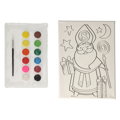 Leinwand Sinterklaas Maleset