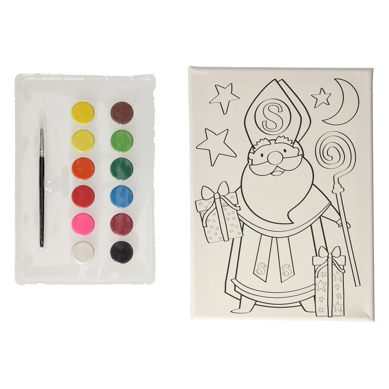 Leinwand Sinterklaas Maleset