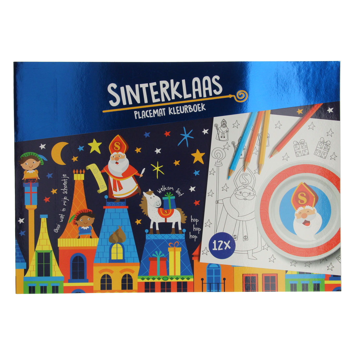 SCAPEMATS Colorbook Sinterklaas, 12st.