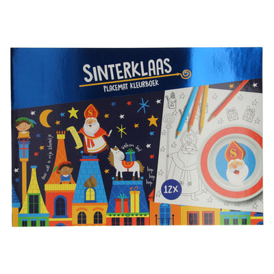 SCAPEMATS Colorbook Sinterklaas, 12st.
