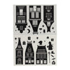 Silhouette -Fensteraufkleber Sinterklaas
