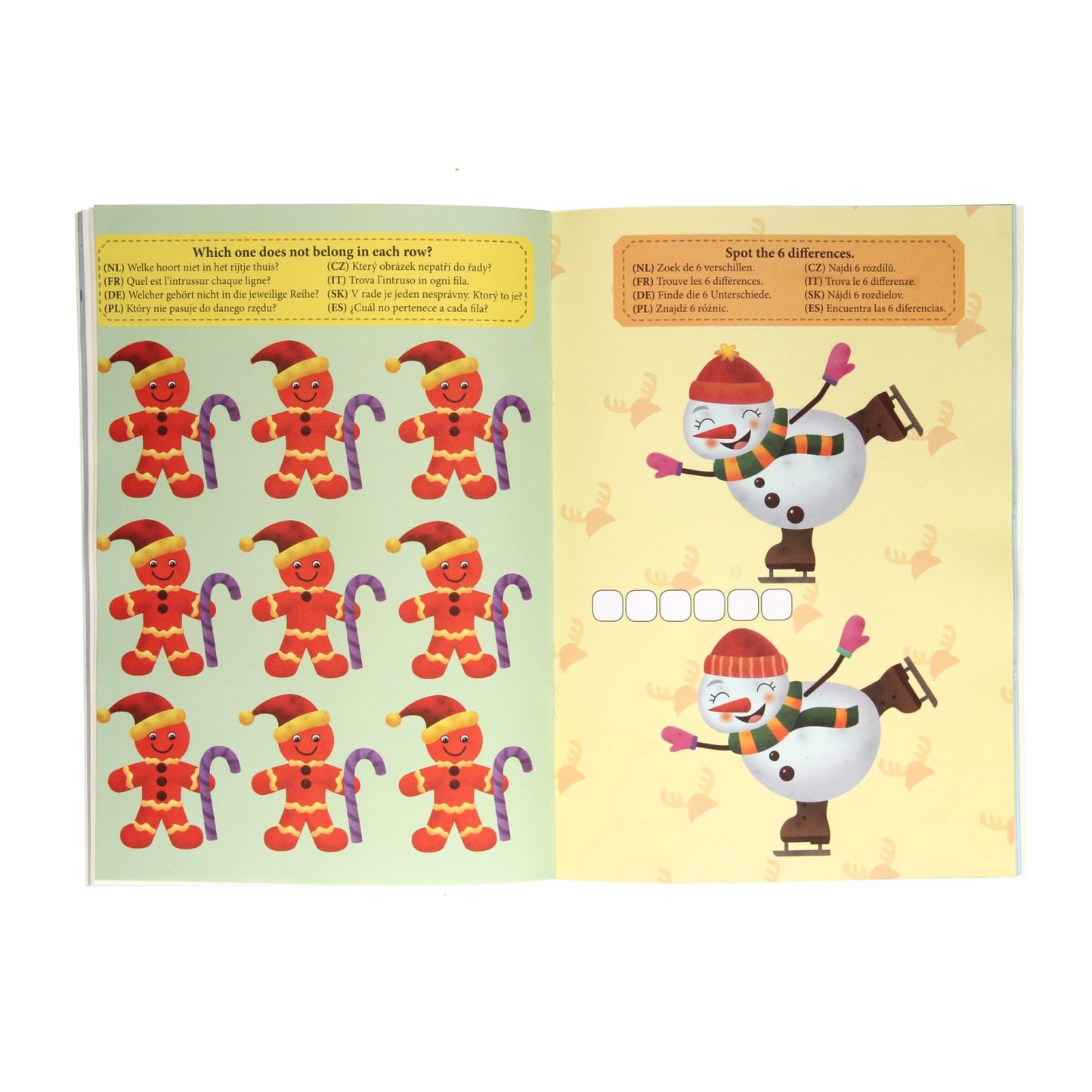 Farb- und Aktivitätsbuch A4 Weihnachten