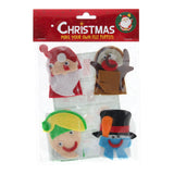 Machen Sie Ihren eigenen Filzfinger Pops Weihnachten, 4st. - afbeelding 2
