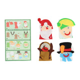 Machen Sie Ihren eigenen Filzfinger Pops Weihnachten, 4st. - afbeelding 4