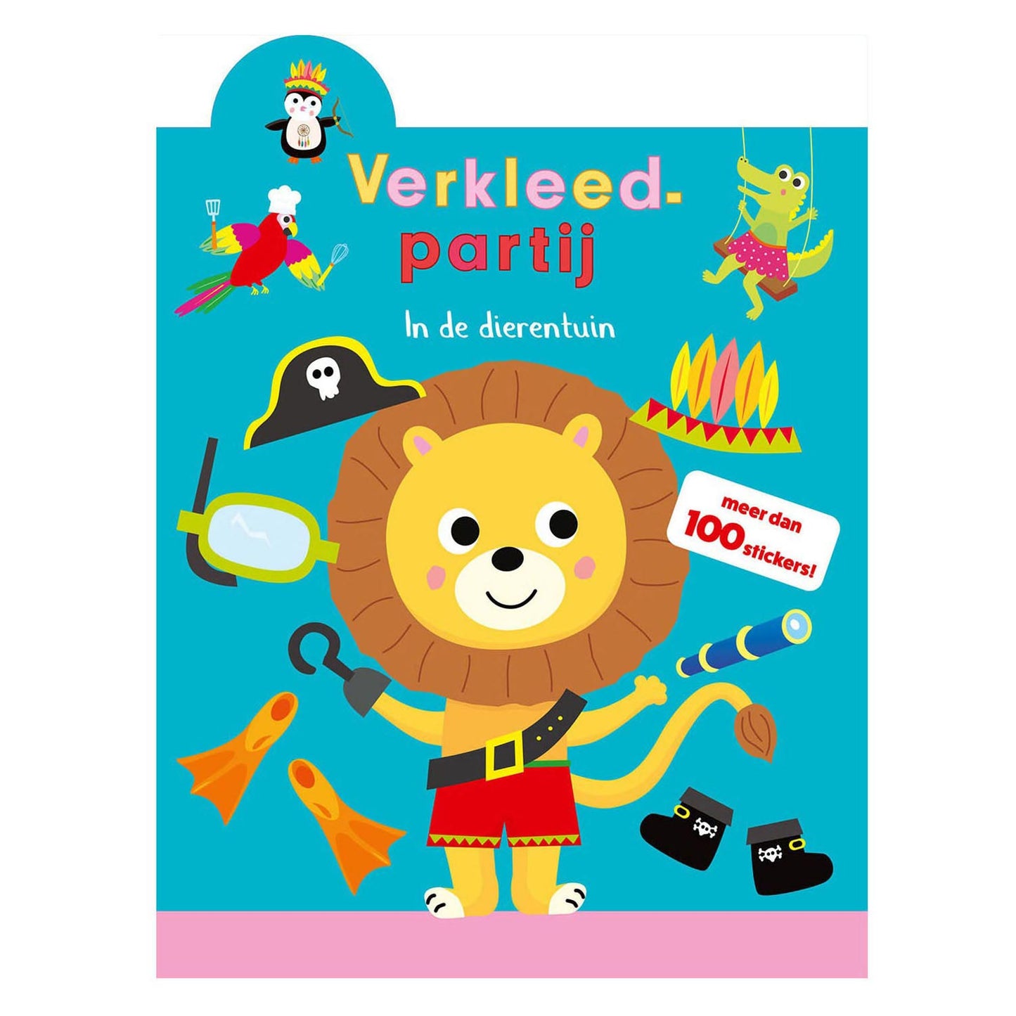 Dress -up Party Stickerboek: Im Zoo