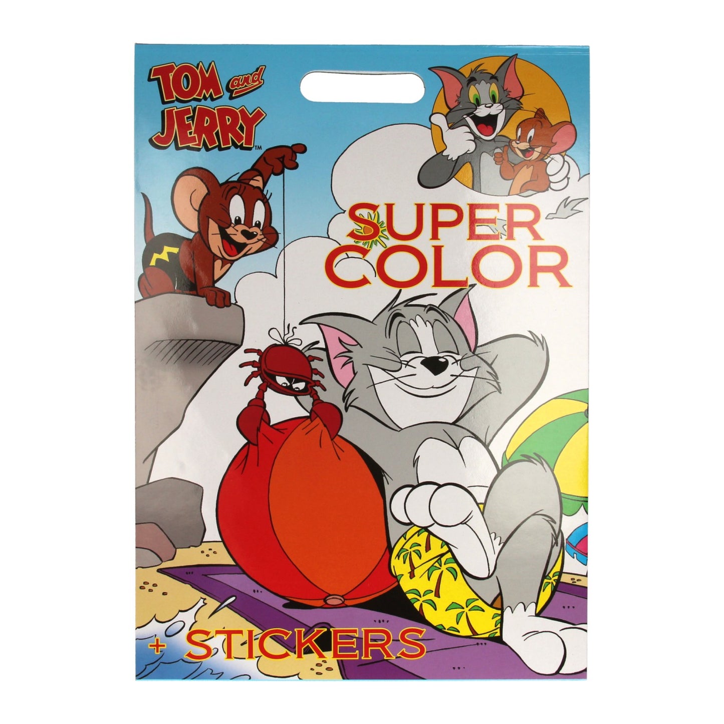 Warner Bros Super Colorbook Tom Jerry mit Aufklebern