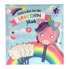 Farbe und machen Sie Ihre eigenen Masken - Einhorn, 4st.