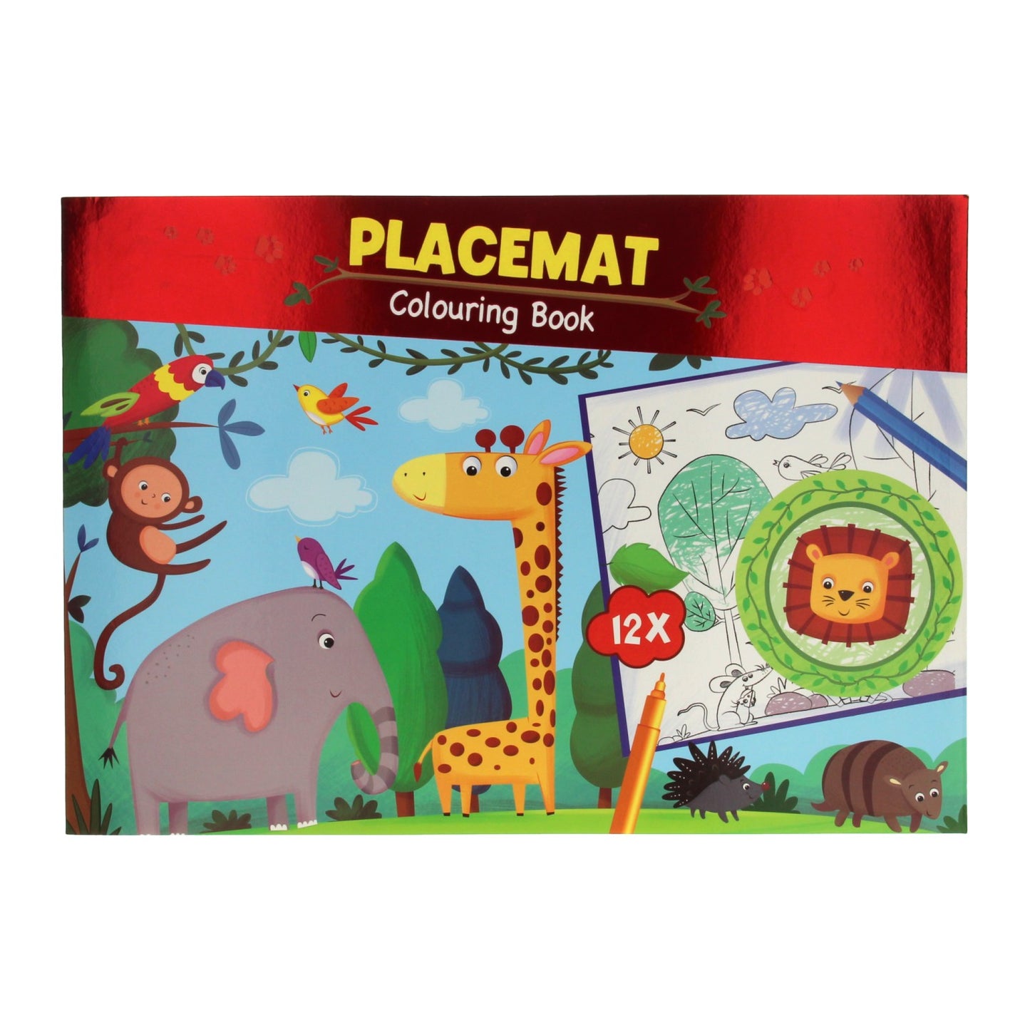 Placemat Colorbook - Dschungel